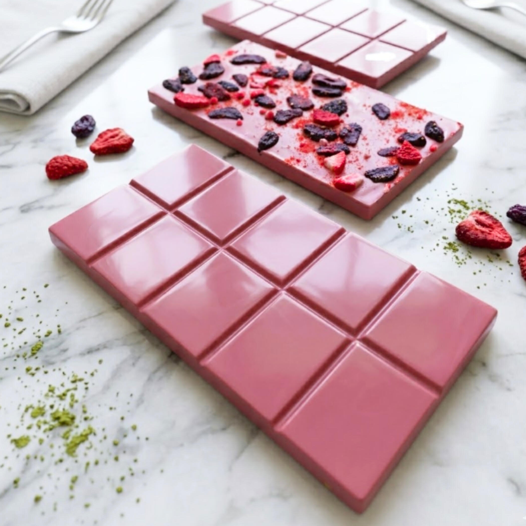 Ruby Raspberry Chocolate Bars Ruby