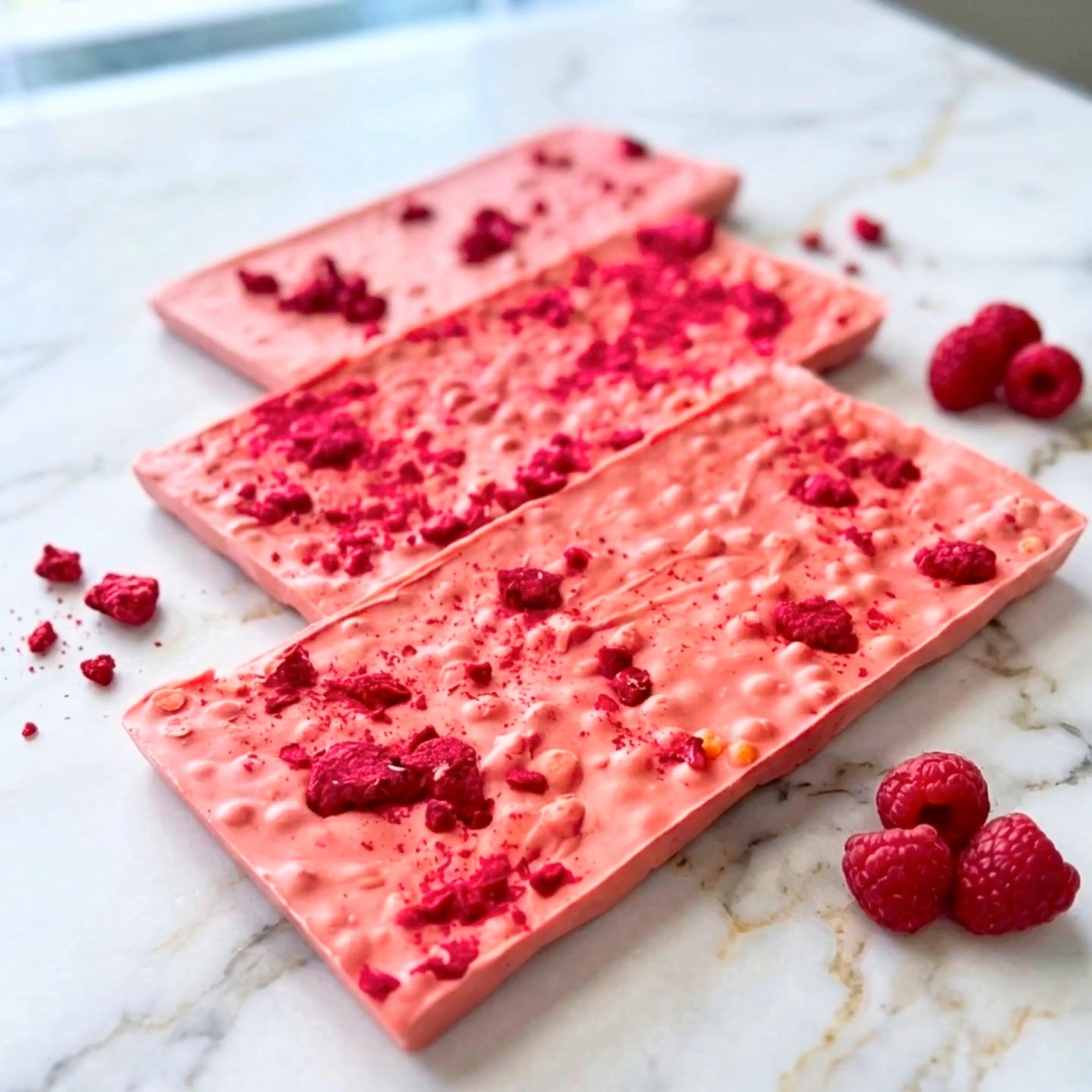 Ruby Raspberry Chocolate bars